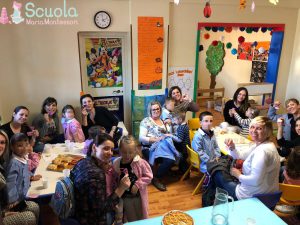 Merenda insieme per la festa della Mamma - eventi scuola Maria Montessori
